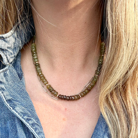 Savannah Necklace - Evergreen Tourmaline