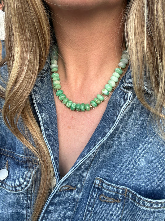 Savannah Necklace - Peruvian Opal