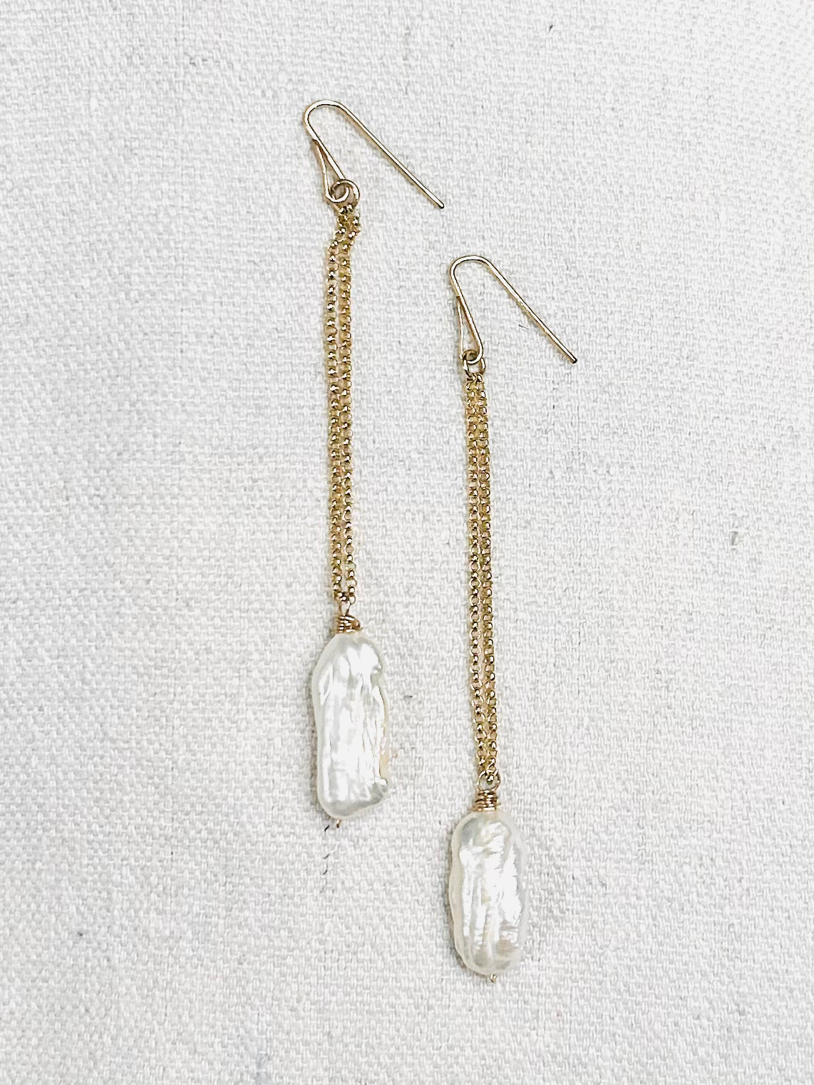 Whitney Earring - Keshi Pearl